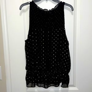 WHBM Gold dot top!